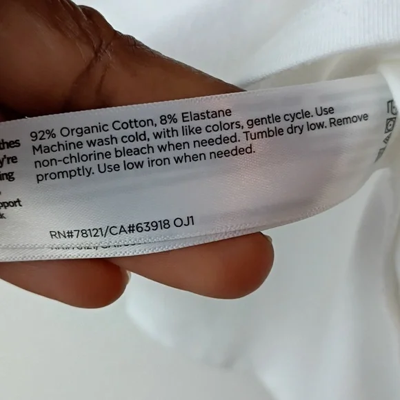 Eileen Fisher White Tank Top - Picture 3 of 4